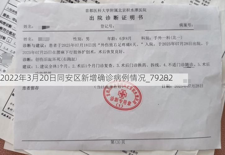 2022年3月20日同安区新增确诊病例情况_79282