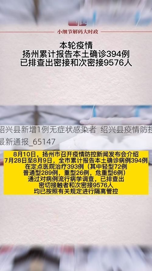 绍兴县新增1例无症状感染者  绍兴县疫情防控最新通报_65147