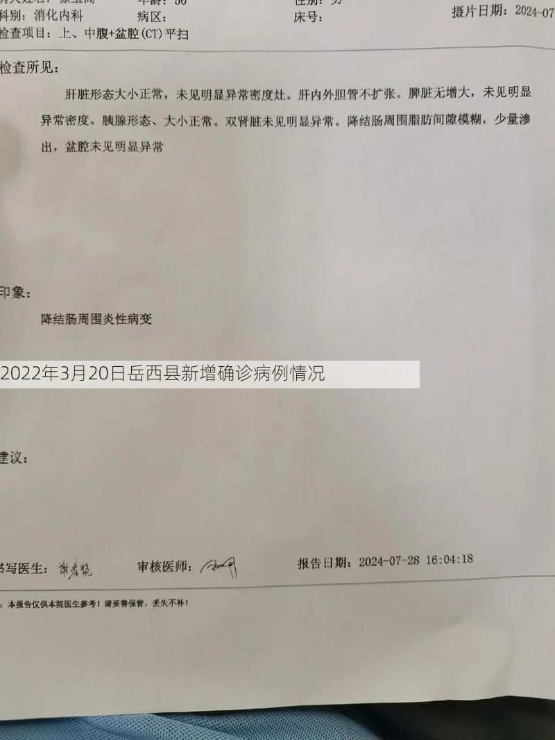 2022年3月20日岳西县新增确诊病例情况