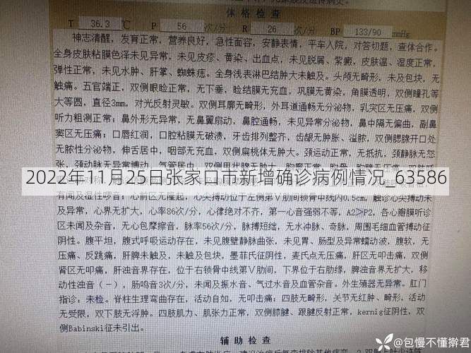 2022年11月25日张家口市新增确诊病例情况_63586