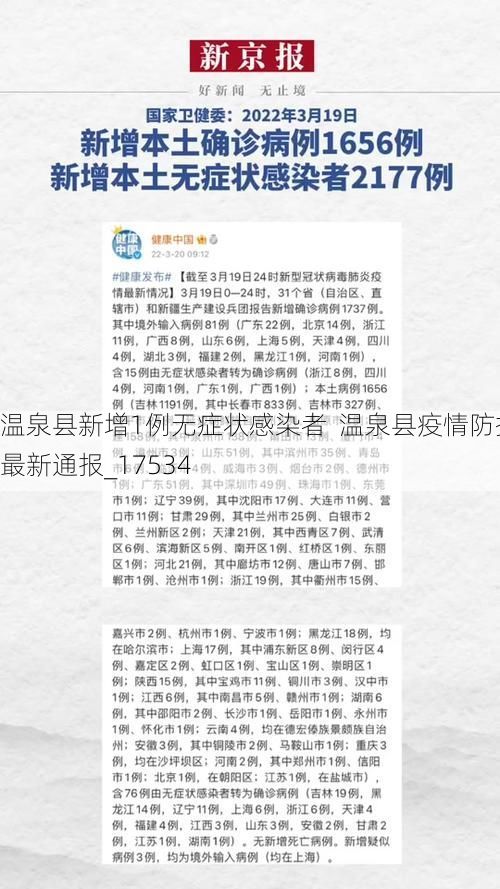温泉县新增1例无症状感染者 温泉县疫情防控最新通报_17534