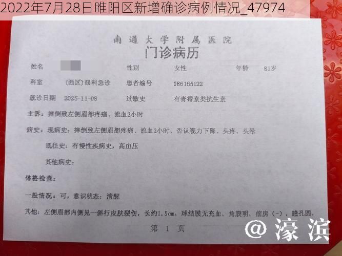 2022年7月28日睢阳区新增确诊病例情况_47974