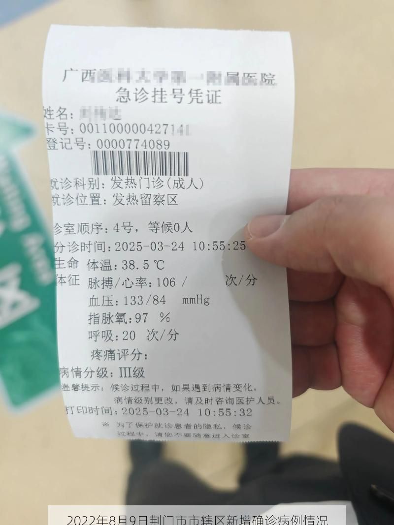 2022年8月9日荆门市市辖区新增确诊病例情况