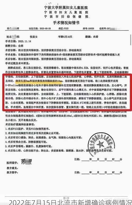 2022年7月15日北流市新增确诊病例情况