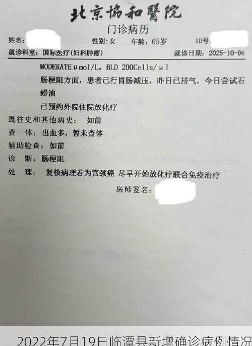 2022年7月19日临潭县新增确诊病例情况
