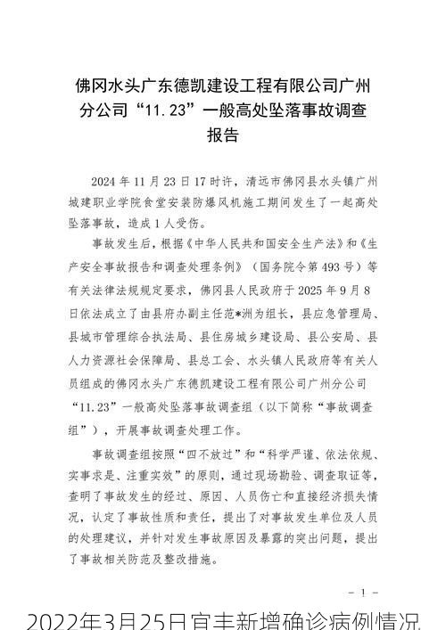 2022年3月25日宜丰新增确诊病例情况