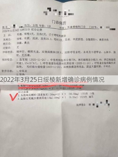 2022年3月25日绥棱新增确诊病例情况