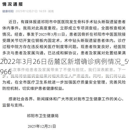2022年3月26日岳麓区新增确诊病例情况_59966