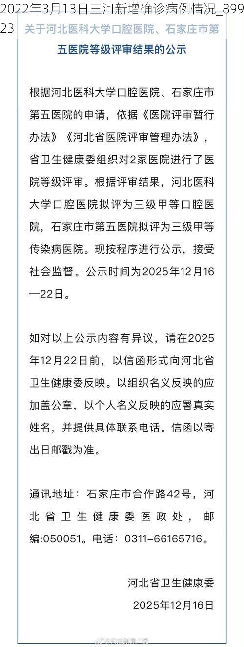 2022年3月13日三河新增确诊病例情况_89923