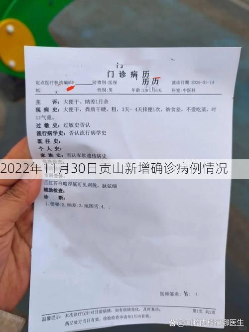 2022年11月30日贡山新增确诊病例情况