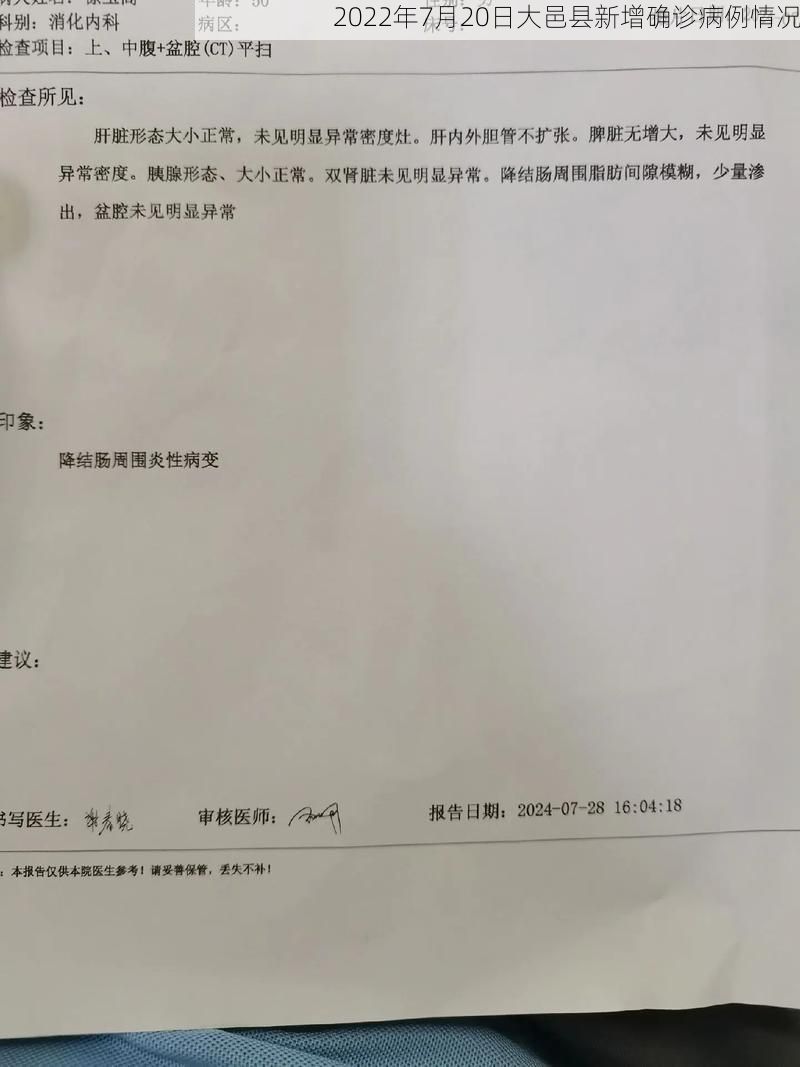 2022年7月20日大邑县新增确诊病例情况