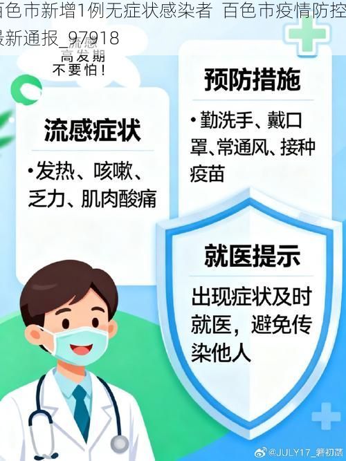 百色市新增1例无症状感染者 百色市疫情防控最新通报_97918