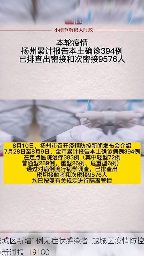 越城区新增1例无症状感染者 越城区疫情防控最新通报_19180