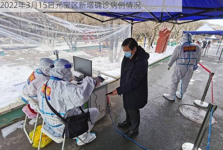 2022年3月15日元宝区新增确诊病例情况
