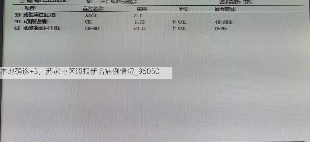 本地确诊+3，苏家屯区通报新增病例情况_96050