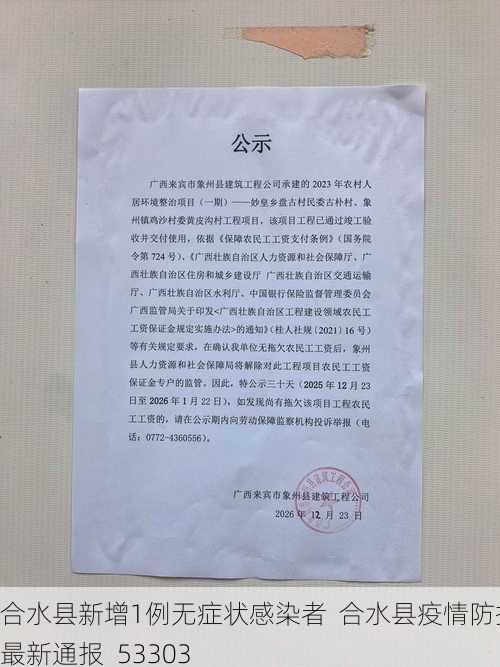 合水县新增1例无症状感染者 合水县疫情防控最新通报_53303