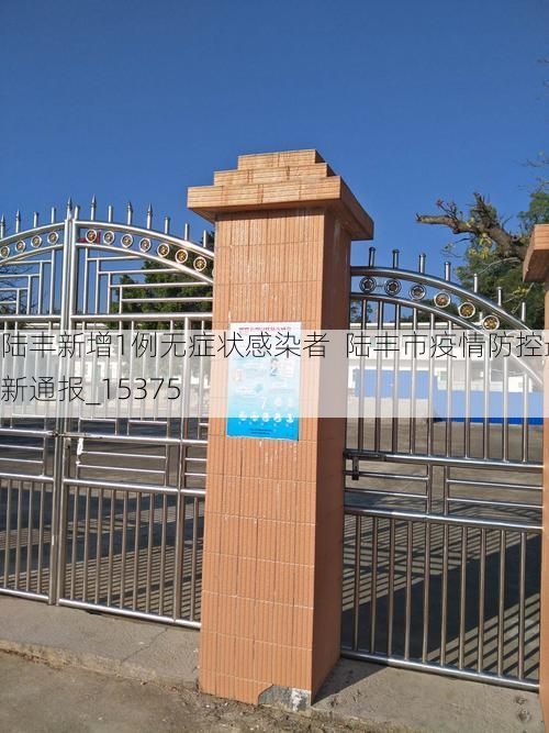 陆丰新增1例无症状感染者  陆丰市疫情防控最新通报_15375
