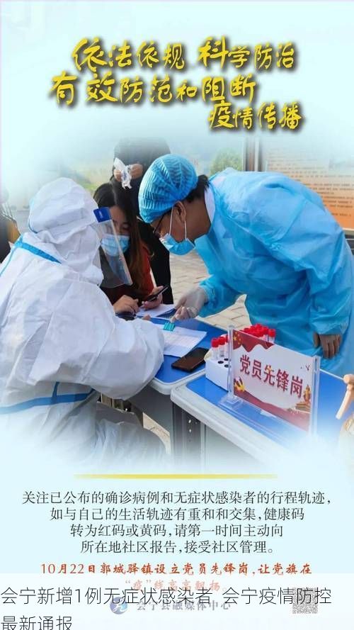 会宁新增1例无症状感染者 会宁疫情防控最新通报