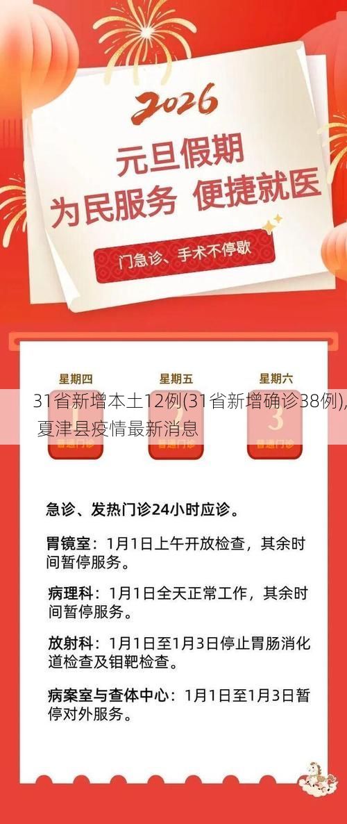 31省新增本土12例(31省新增确诊38例), 夏津县疫情最新消息