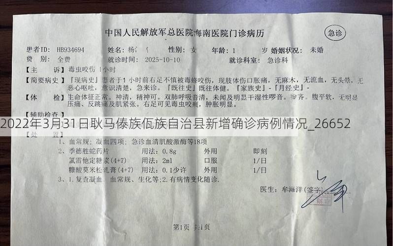 2022年3月31日耿马傣族佤族自治县新增确诊病例情况_26652