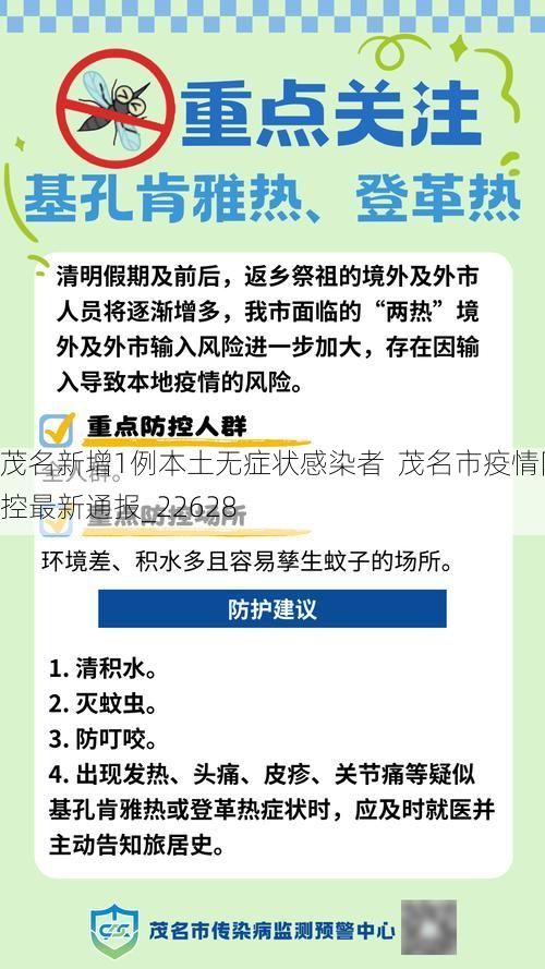 茂名新增1例本土无症状感染者  茂名市疫情防控最新通报_22628