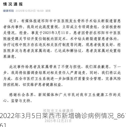 2022年3月5日莱西市新增确诊病例情况_86161