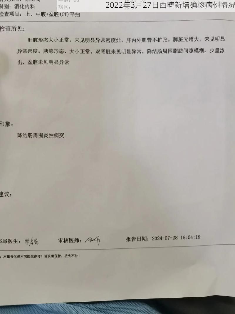 2022年3月27日西畴新增确诊病例情况