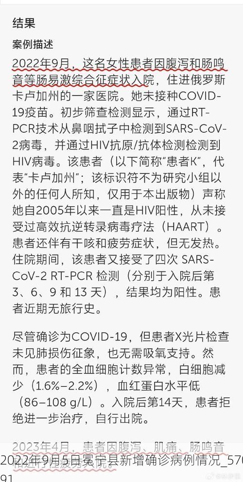 2022年9月5日冕宁县新增确诊病例情况_57091