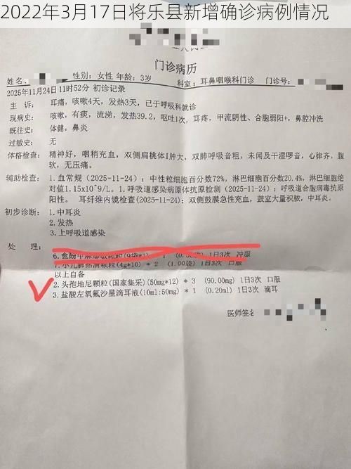 2022年3月17日将乐县新增确诊病例情况