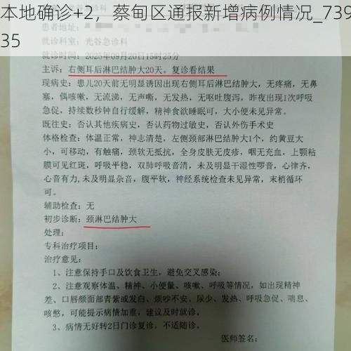 本地确诊+2，蔡甸区通报新增病例情况_73935