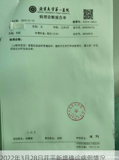 2022年3月28日茌平新增确诊病例情况