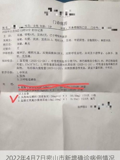 2022年4月7日密山市新增确诊病例情况