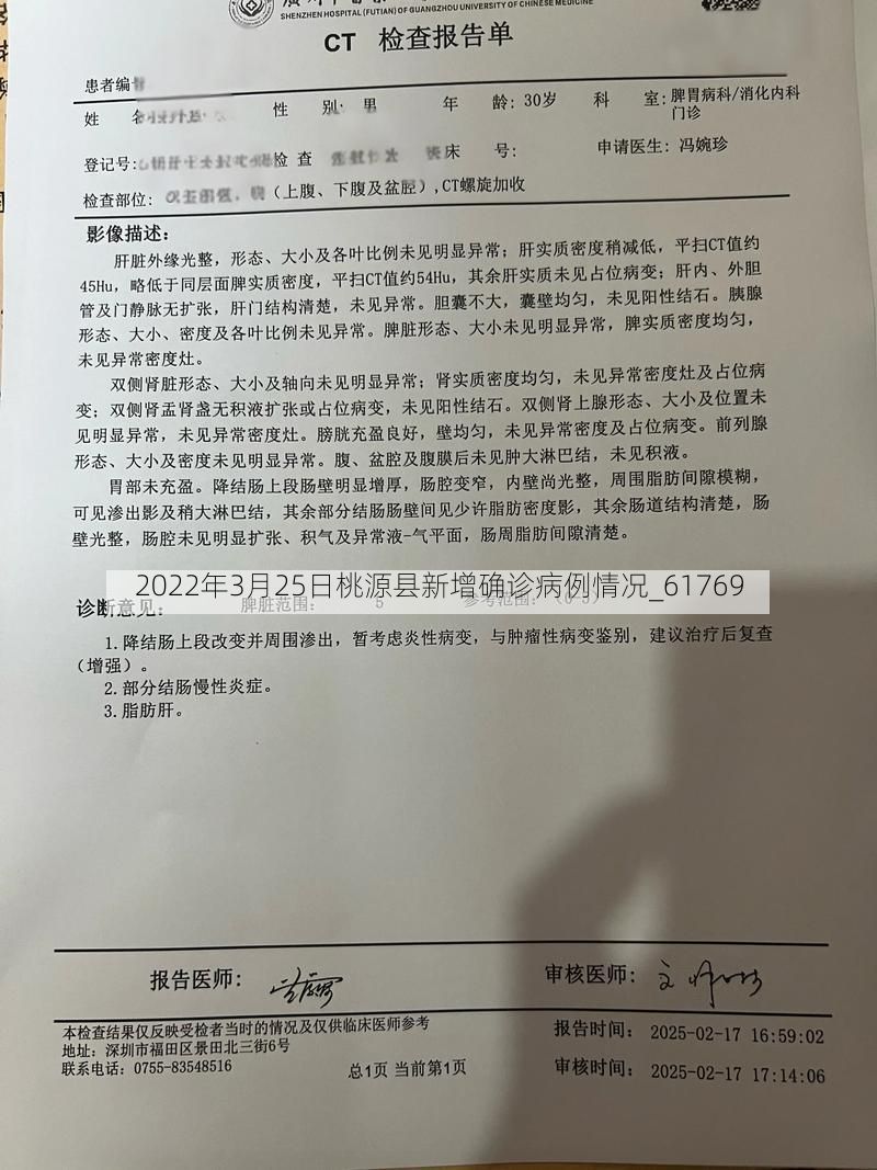 2022年3月25日桃源县新增确诊病例情况_61769