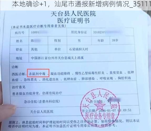 本地确诊+1，汕尾市通报新增病例情况_35111