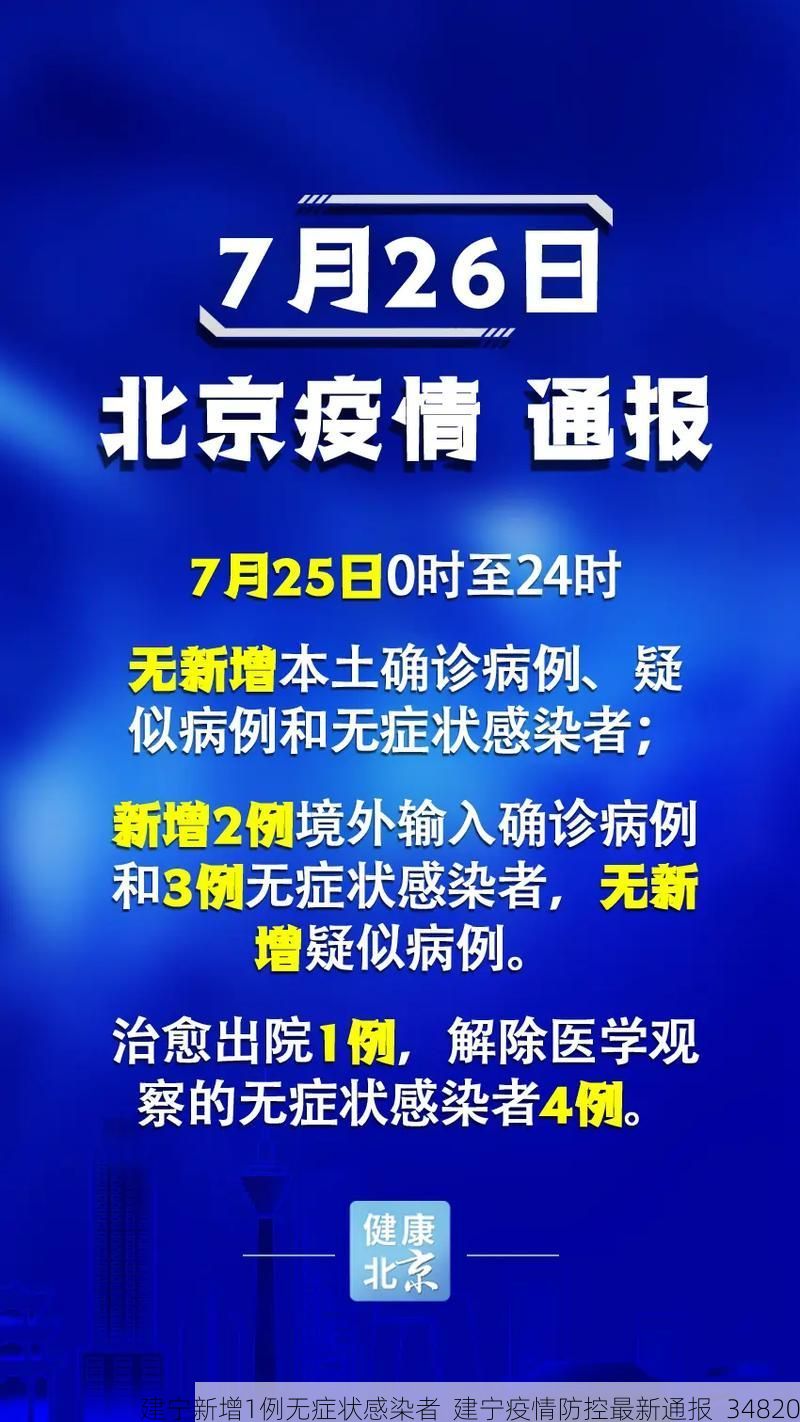 建宁新增1例无症状感染者  建宁疫情防控最新通报_34820