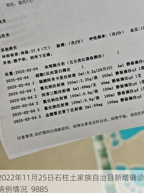 2022年11月25日石柱土家族自治县新增确诊病例情况_9885