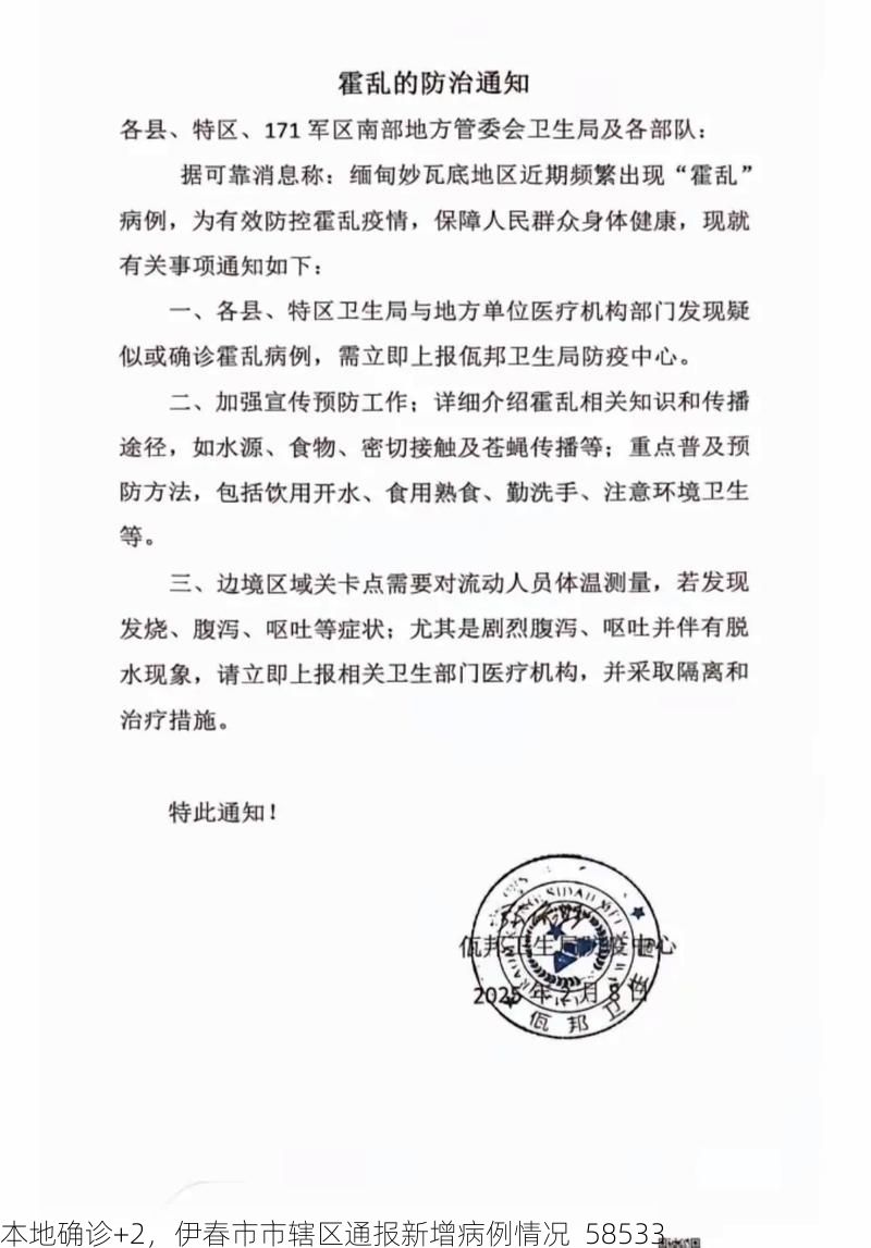 本地确诊+2，伊春市市辖区通报新增病例情况_58533