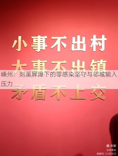 嵊州：剡溪屏障下的零感染坚守与邻域输入压力