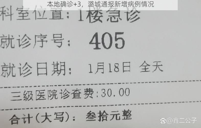 本地确诊+3，潞城通报新增病例情况