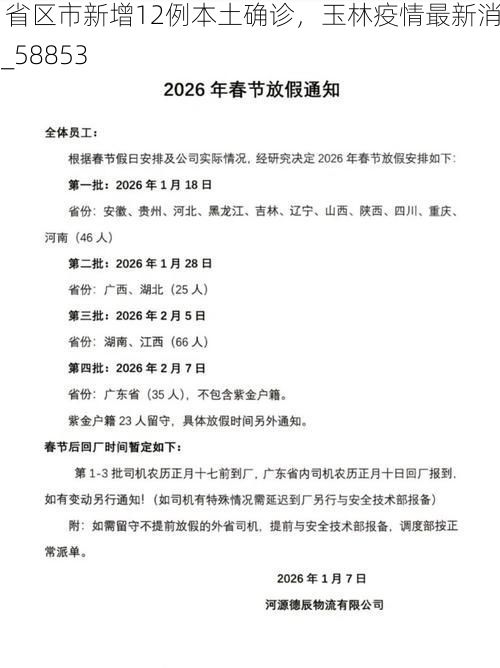 31省区市新增12例本土确诊，玉林疫情最新消息_58853
