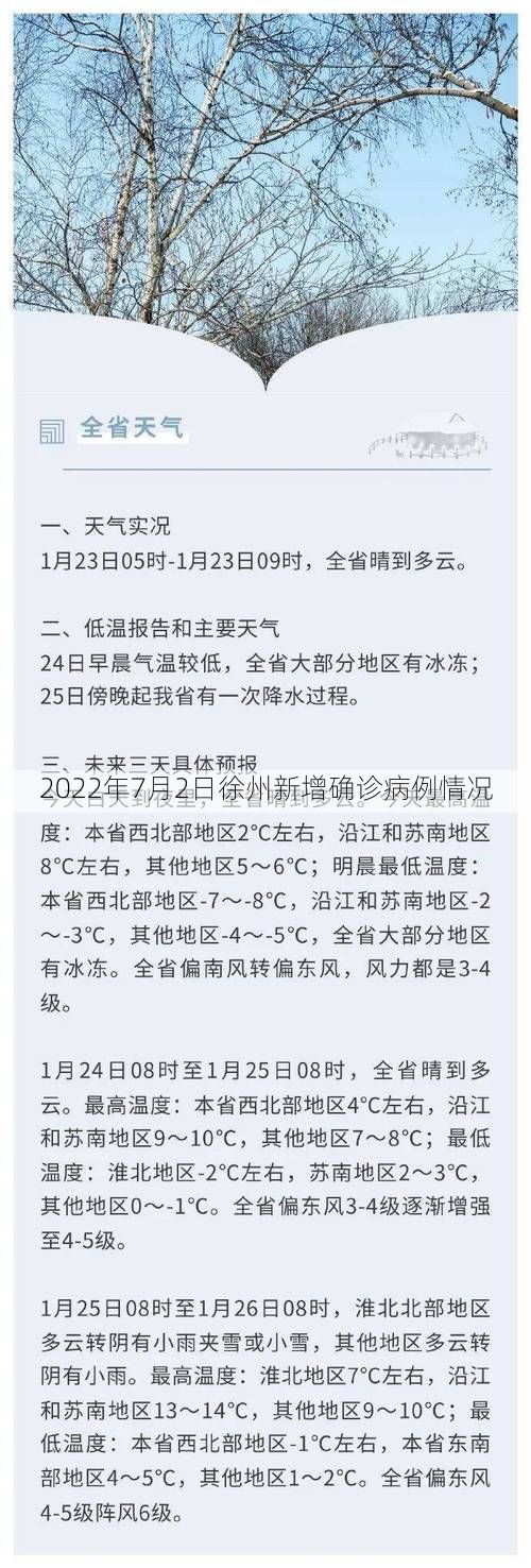 2022年7月2日徐州新增确诊病例情况