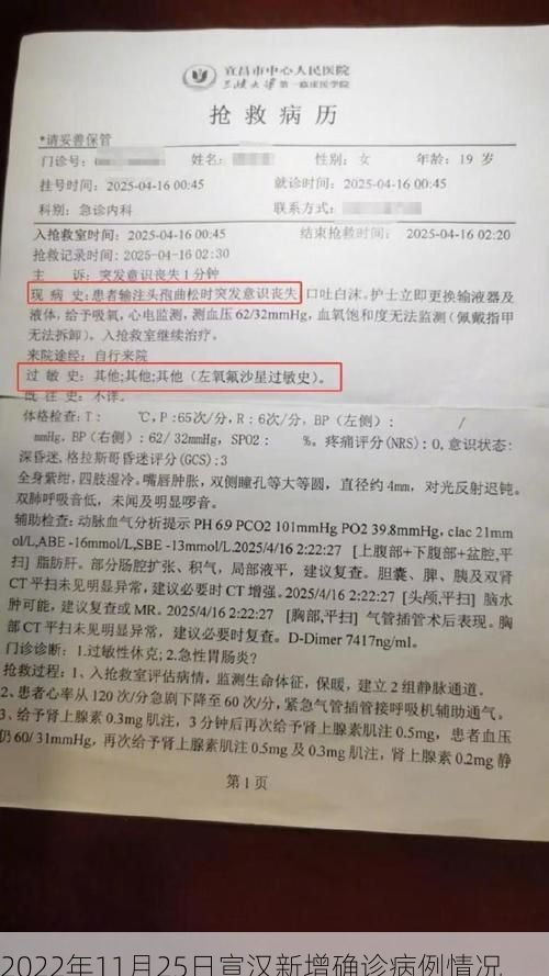 2022年11月25日宣汉新增确诊病例情况