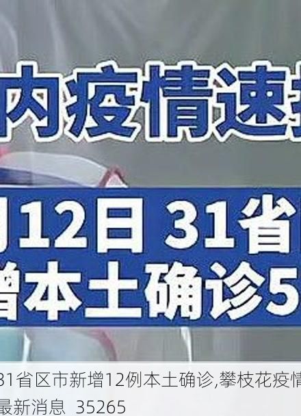 31省区市新增12例本土确诊,攀枝花疫情最新消息_35265