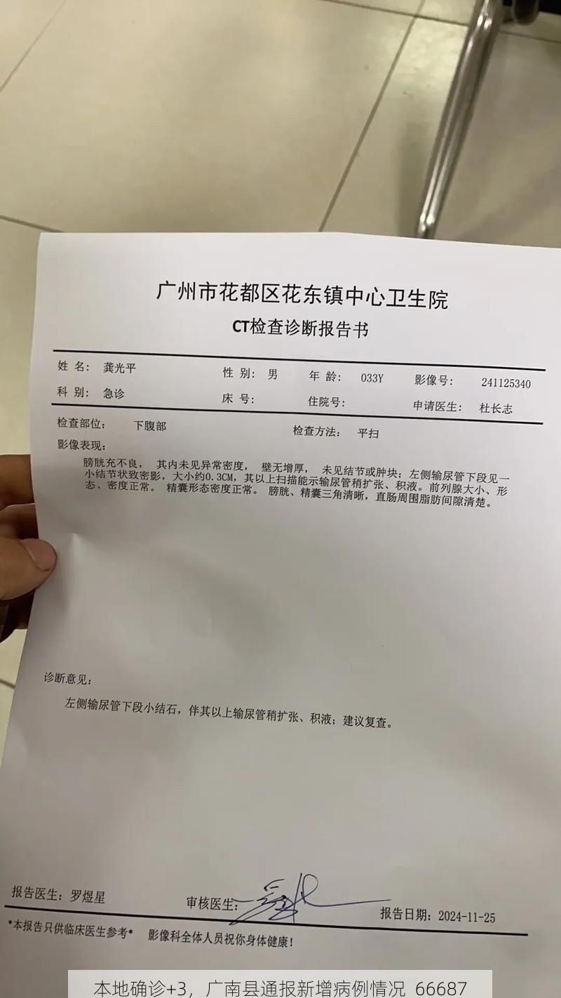 本地确诊+3，广南县通报新增病例情况_66687