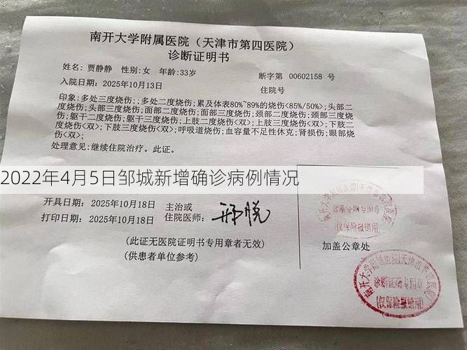 2022年4月5日邹城新增确诊病例情况