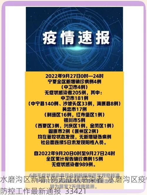 水磨沟区新增1例无症状感染者  水磨沟区疫情防控工作最新通报_33421