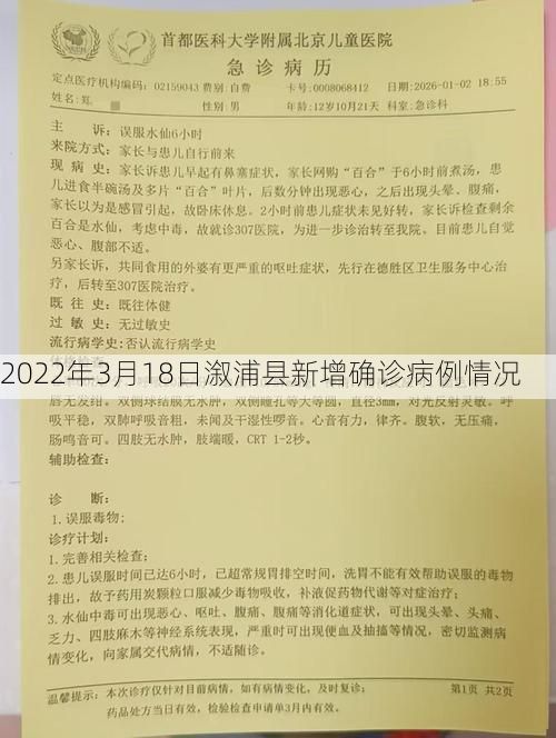 2022年3月18日溆浦县新增确诊病例情况