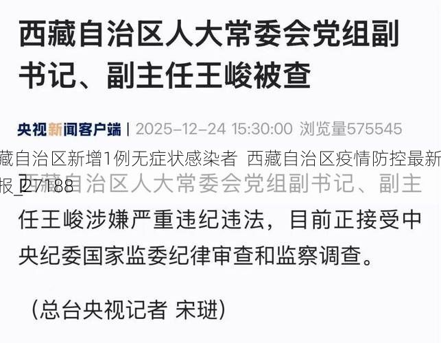 西藏自治区新增1例无症状感染者  西藏自治区疫情防控最新通报_27188