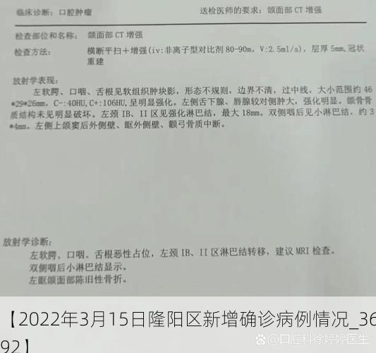 【2022年3月15日隆阳区新增确诊病例情况_36992】