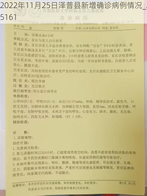 2022年11月25日泽普县新增确诊病例情况_25161